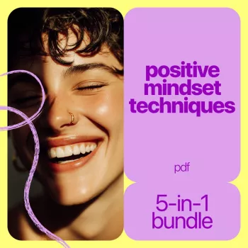 5-Part Positive Mindset Bundle for Daily Self-Talk